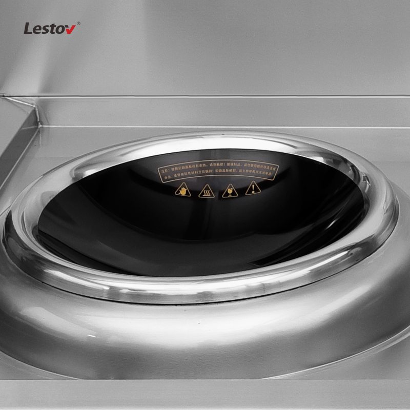 Bếp Điện Từ 2 Mặt Lõm kèm bồn rửa LT-X400II-E118Y LESTOV mặt bếp
