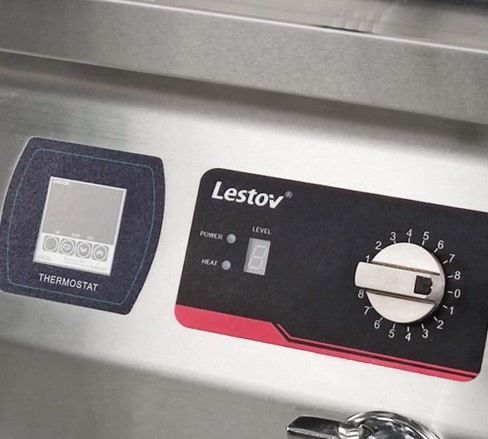 Bếp Nướng Điện Chuyên Dụng LESTOV LT-PL-E112 nút điều chỉnh
