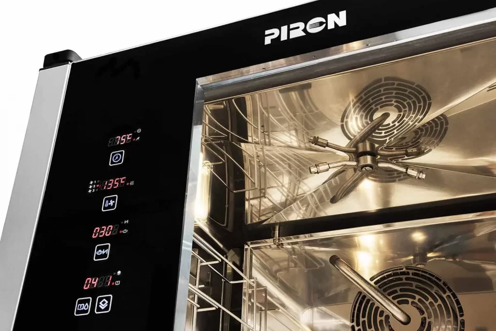Lò Piron vespucci wash 6 khay chuyên hấp nướng Pf8906 hình thực tế