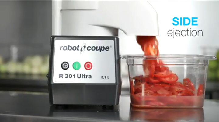 Máy cắt rau củ quả Robot coupe R301 ultra vận hành